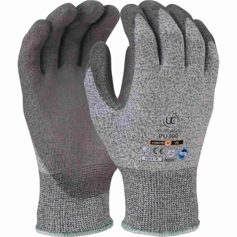 Kutlass PU300 Cut Resistant PU Gloves