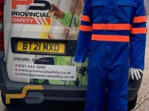 Royal Blue Nomex Orange Hi Vis Tape Overall
