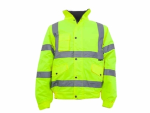 Hi Vis Yellow Standard Bomber Jacket