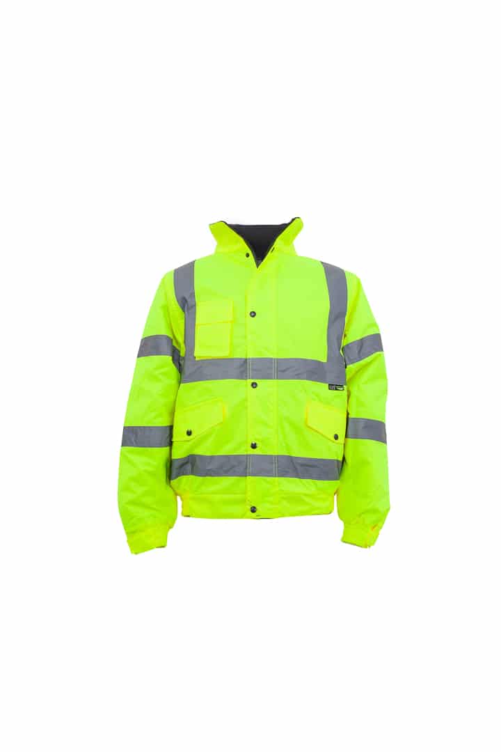 Hi Vis Yellow Standard Bomber Jacket | Provincial Safety