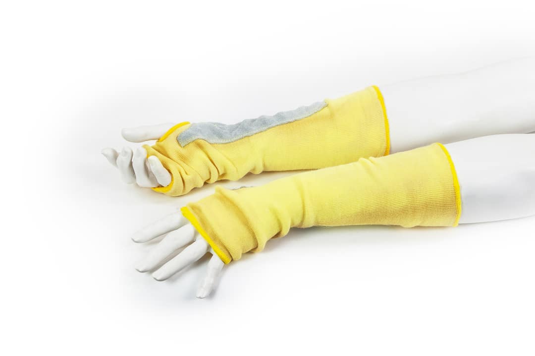 Twaron Sleeve 14" with Leather Patch (pair) - Image 2