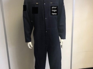 Navy Flame Retardant Hi Vis Overall