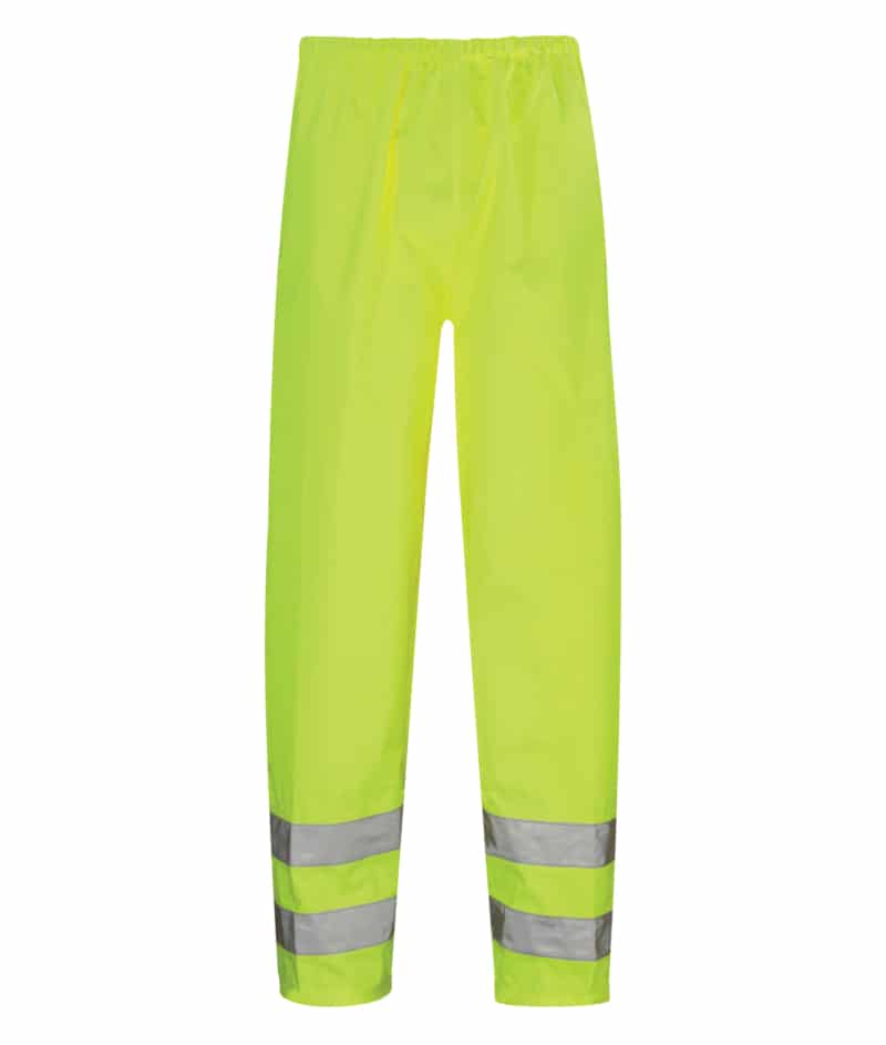 Hi Vis Class 1 Yellow Waterproof Over Trousers