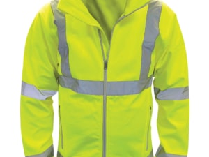 Hi Vis Class 3 Soft Shell Jacket Yellow