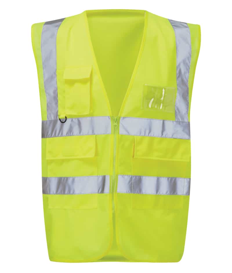 Hi Vis Executive Class 2 Waistcoat Yellow