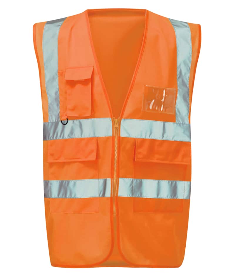 Hi Vis Executive Class 2 Waistcoat Orange