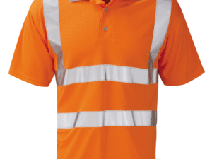 Hi Vis Short Sleeve Polo Shirt Orange