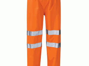 Hi Vis Class 1 Orange Waterproof Over Trousers