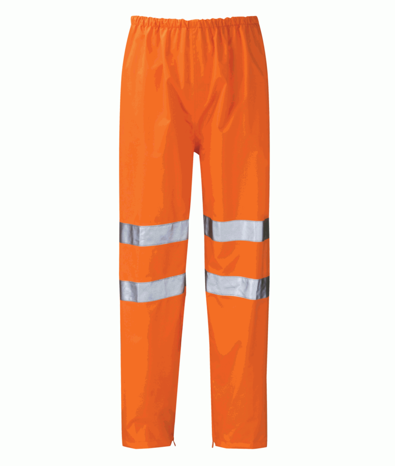 Hi Vis Class 1 Orange Waterproof Over Trousers