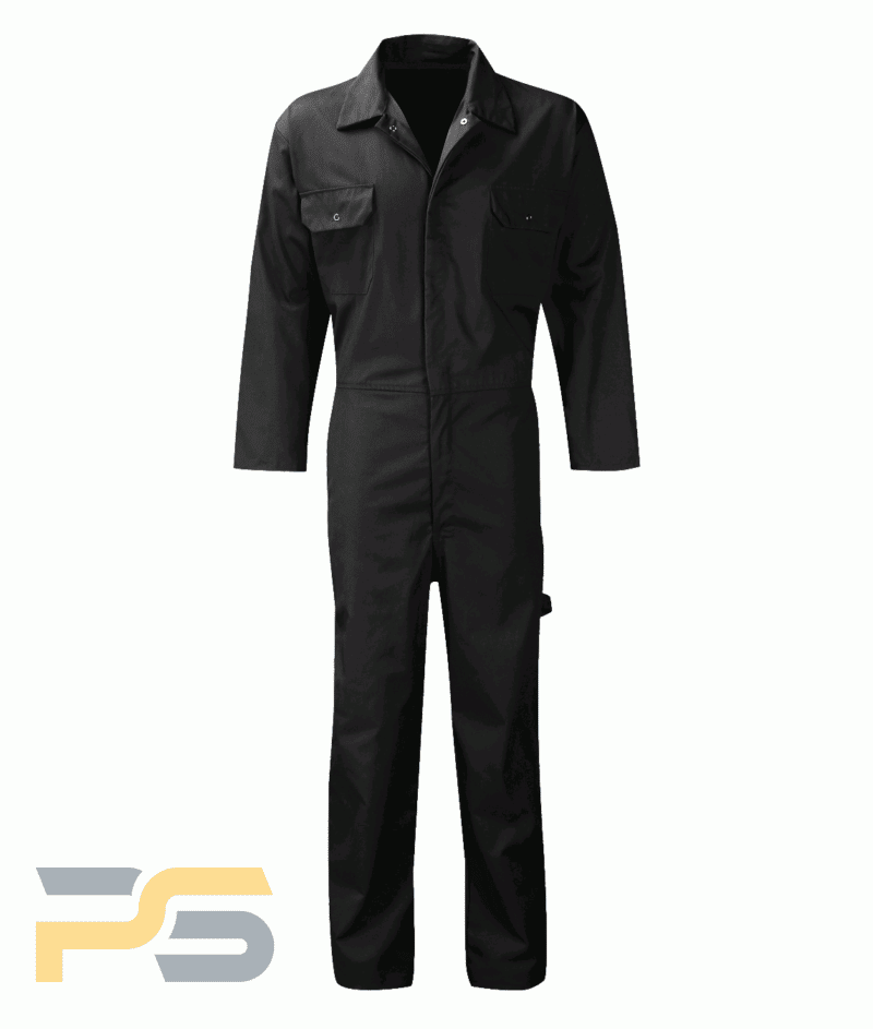 Polycotton Coverall Stud Front -various colours - Image 2