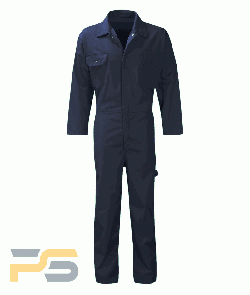 Polycotton Coverall Stud Front -various colours - Image 3