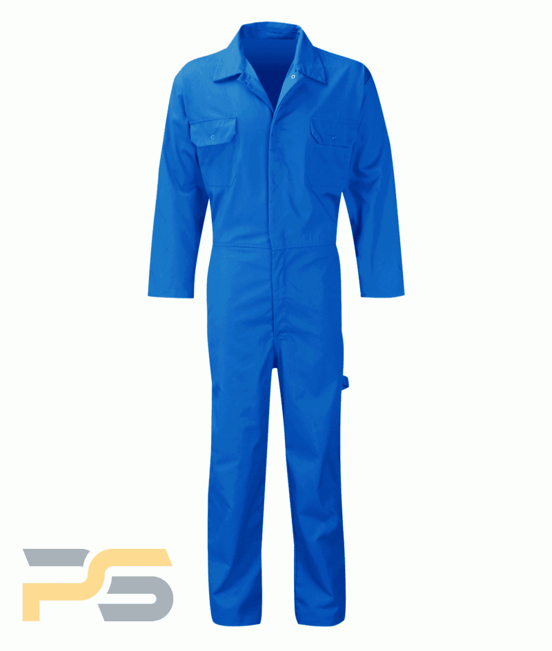 Polycotton Coverall Stud Front -various colours - Image 4