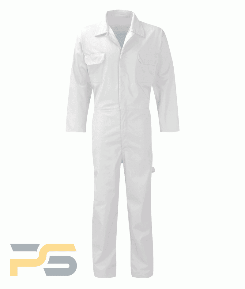 Polycotton Coverall Stud Front -various colours - Image 6