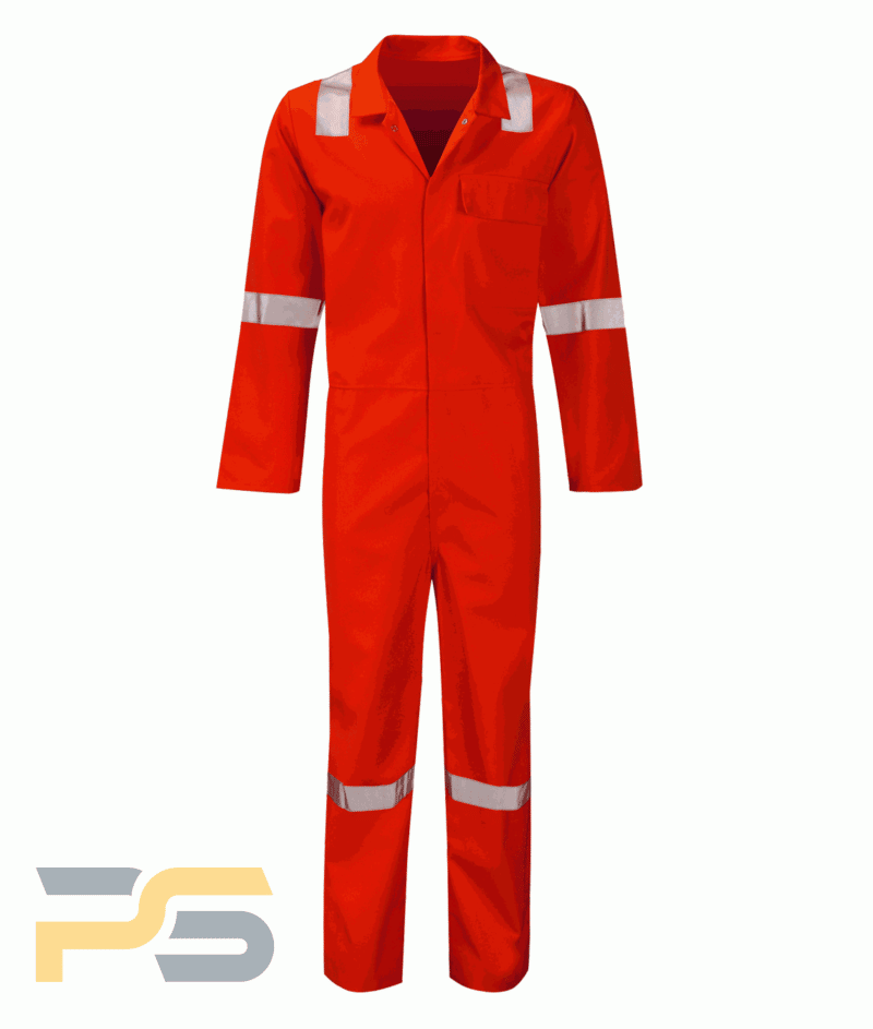 FR Cotton Overall with Nordic Hi Vis Tape - various colours