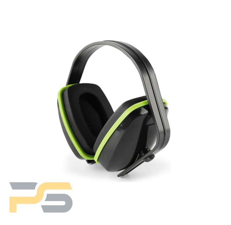 Ear Defenders Metal Fee Green/Black 20.5 SNR