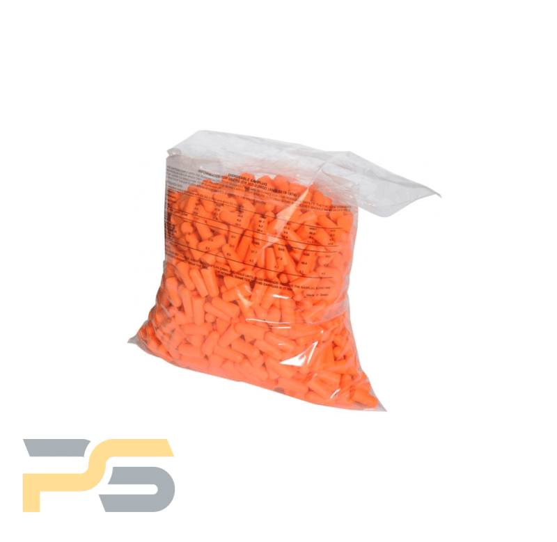 39 SNR Soft Orange PU Foam Earplugs