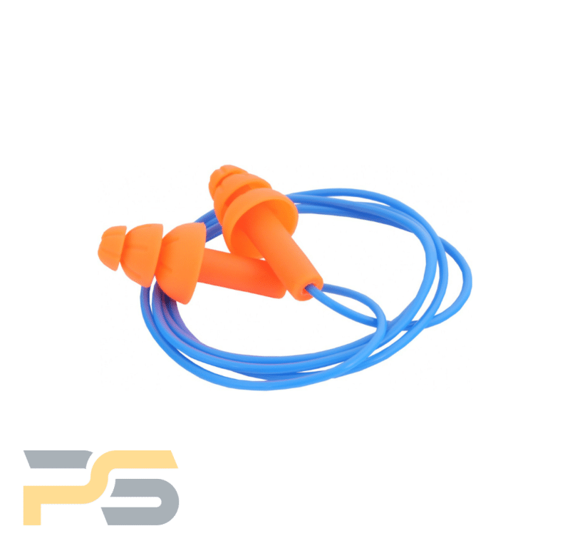 Earplug corded Re-usable TPR with high SNR 30 box 100 pairs