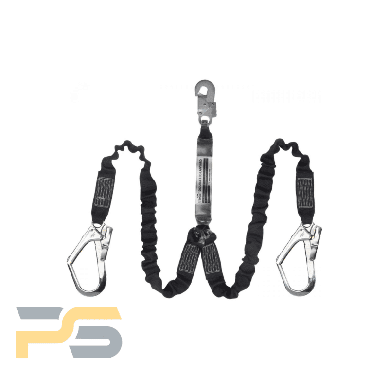 EL2 Elasticated Fall Arrest Lanyard - Twin Leg