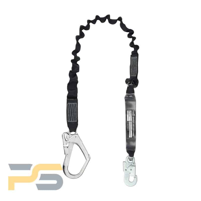 EL1 Elasticated Fall Arrest Lanyard - (Single Leg)