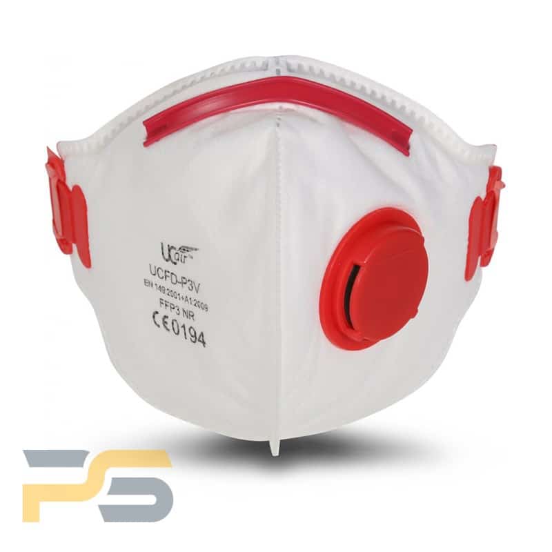UCFD-P3V FFP3 Fold Flat Face Mask with Exhalation Valve