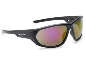 Bolle Komet Fire Flash Safety Sunglasses with red flash tinted lenses