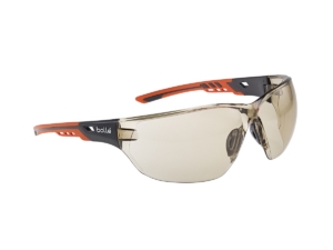 Bolle Ness+ CSP Platinum Safety Glasses with CSP PC lens and Platinum coating