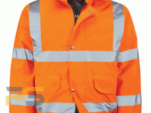Orange Hi Vis Bomber Jacket RIS-3279