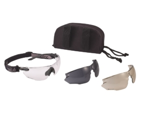 Bolle Combat Kit Black Frame Safety Spectacle Kit