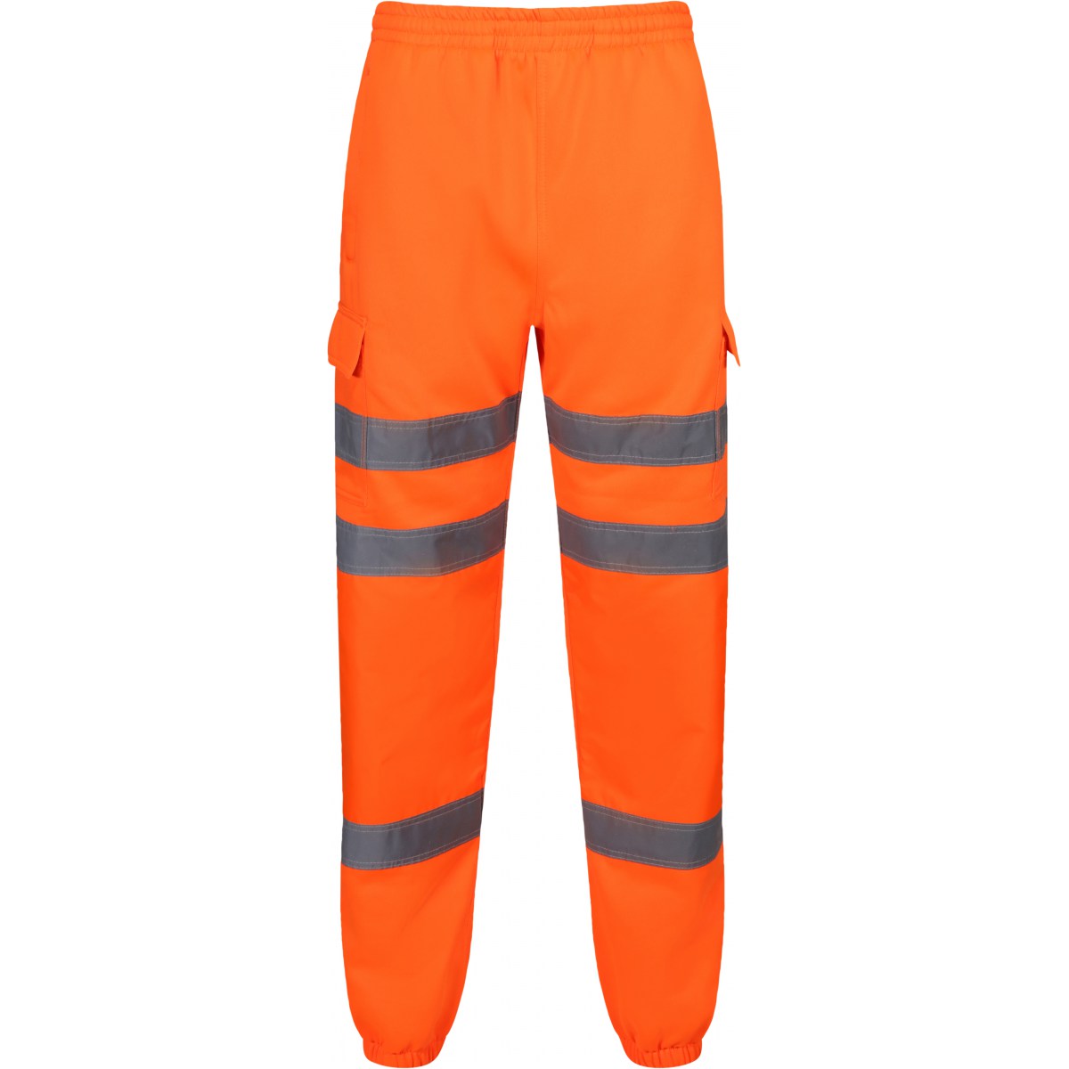 Orange Hi Vis Fleece Cargo Jogging Bottoms RIS-3279 | Provincial Safety