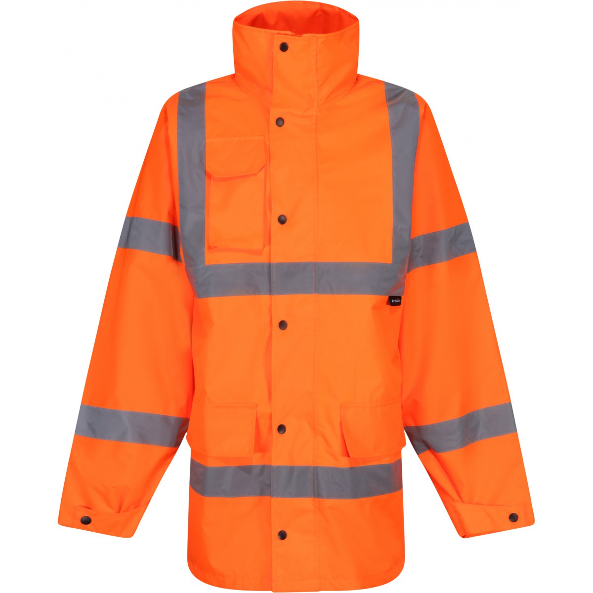 Orange Waterproof Breathable Hi Vis Jacket RIS 3279 Provincial Safety